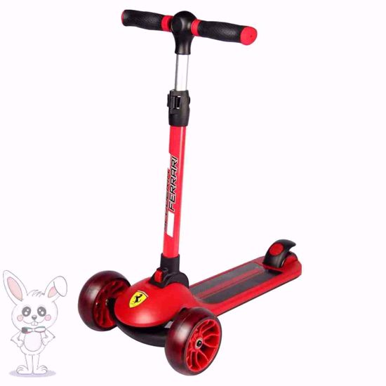 Picture of Red Ferrari scooter