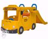 Picture of 3-in-1 Playground Bus Cart with Basketball Hoop and Golf Set