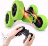 Picture of Hemtik Double Sided 360 Degree Rotation 4WD RC Car with Headlights 2.4GHz Rechargeable Electric Racing Car Toy for Boys Girls Birthday (Multi Color