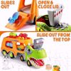 Picture of Dinosaur truck for kids with 2rubber dinosaur car vehicles