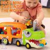 Picture of Dinosaur truck for kids with 2rubber dinosaur car vehicles