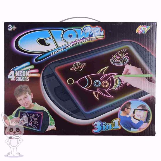 Picture of Glow Drawing Board 3 in 1 for Unisex
