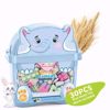 Picture of Meigui Animal Storage Box with 30 Pieces Rice Husk Cubes - Elephant