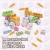 Picture of Meigui Animal Storage Box with 30 Pieces Rice Husk Cubes - Elephant