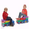 Picture of Large 29 Pic Building Blocks for Kids - with Wheels