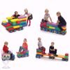 Picture of Large 29 Pic Building Blocks for Kids - with Wheels