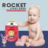 Picture of New Style Rocket Money Box Auto Opening Door Plastic Electricity Saving Box With Lock