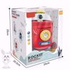 Picture of New Style Rocket Money Box Auto Opening Door Plastic Electricity Saving Box With Lock