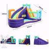 Picture of A water slide in the form of a bouncy castle for children
