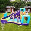 Picture of A water slide in the form of a bouncy castle for children