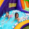 Picture of A water slide in the form of a bouncy castle for children