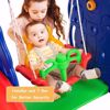 Picture of Toddler Slide Set, 3 in 1 Slide Set with Basketball Hoop, Simple Climbing Ladders, Indoor Backyard for Kids (Size: A)