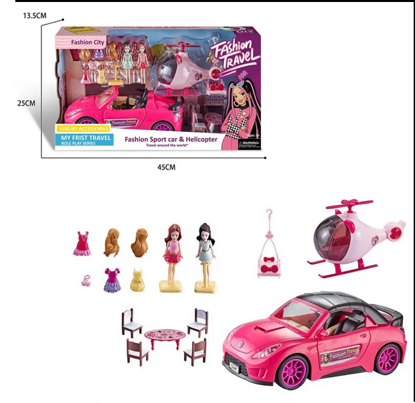 Picture of 1New Loli Wholesale Children's Toy Mini Simulation Sedan Car Sports Car Model Doll Set