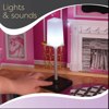 Picture of  Hot Selling Pink Wooden Dollhouse for Kids 136cm large size doll house with Lights and Sounds Accessories Gift for Ages kids