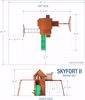 Picture of Backyard Discovery Skyfort II All Cedar Swing Set!
