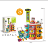 Picture of --Children Home Chef Toys Kitchen Toys Supermarket Round Table Shopping Carts Balance Scanner Toys 76pcs for Kids