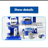 Picture of :Best selling police series for kids cartoon toy Diy assemble a lot of parking toys with free vehicle suit