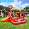 Picture of ÷Dr. Dolphin Inflatable Bounce House for Toddlers with Toddler Slide and Crab Pit Outdoor or Indoor 395/295*195