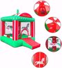 Picture of ÷Inflatable Bouncy Castle for Home Garden Kids Summer Trampoline Suitable for 3-4 PE (Outdoor Entertainment) (Red + Green, 195 x 280 x 245cm)