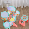 Picture of XX Educational Electric Musical Instrument Toy Drum Kids Multifunctional Jazz Drum Set with Microphone and Mobile Phone Connection