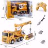 Picture of Kidwala Remote Controlled Engineering Crane Building Toys for Boys, Yellow