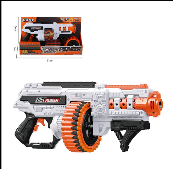 Picture of ... Kid Plastic Outdoor Manual Safety Large Electric Target Shooting Soft Air Toy, Shot Toys