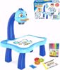 Picture of 9/Children's Education Desk with Smart Projector - Children's Drawing Teaching Table with Light Music and Projector for Displaying Drawings Great Gift for Boys and Girls Birthday in Color A-Blue and Size...