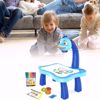 Picture of 9/Children's Education Desk with Smart Projector - Children's Drawing Teaching Table with Light Music and Projector for Displaying Drawings Great Gift for Boys and Girls Birthday in Color A-Blue and Size...
