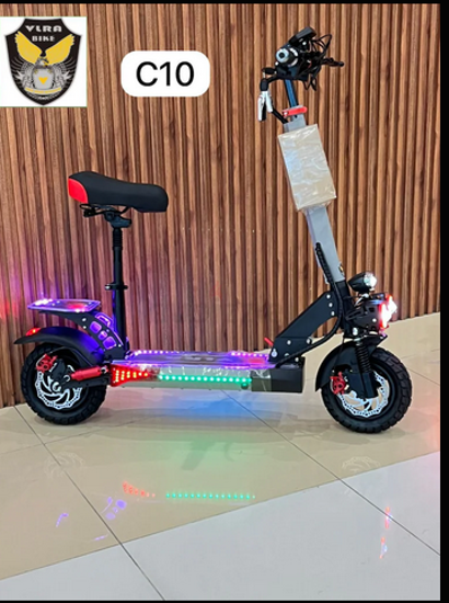 Picture of ELECTRIC SCOOTER C10 BRANDED 2000W 48V 13AH MEX SPED 70KM CASH 