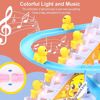Picture of 41/Mini Duck Climbing Toys, Electric Duck Race Track Play Set, Fun Roller Coaster Toy with 9 Flashing LED Lights and Music Button, Fun Duck Stair Climbing Toy for Kids...