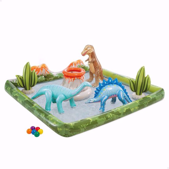 Picture of 57/Intex Jurassic Adventure Play Center, Inflated Size: 2.97 m x 1.93 m x 1.35 m
