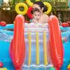Picture of 57/Bounce Castles Kids Pool with Slide, Inflatable Pool for Kids Over 3 Years 295 cm * 191 cm * 130 cm