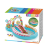 Picture of 57/Intex Candy Inflatable Kids Pool, 3.25m * 2.67m * 1.02m Swimming Pool with Water Slide