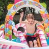 Picture of 57/Intex Candy Inflatable Kids Pool, 3.25m * 2.67m * 1.02m Swimming Pool with Water Slide