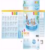 Picture of 58/Intex Multi-Colored Inflatable Family Pool, 229 x 229 x 66