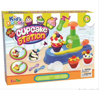 Picture of 78/Kids Doh Cupcake Station Play-Doh Play-Doh Set 50g - 4 Packs