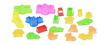 Picture of 98/Glowing Magic Sand Toy with Basin