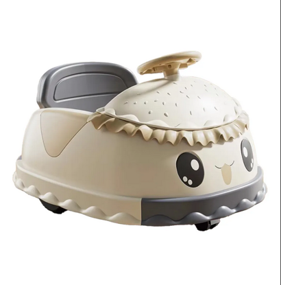 Picture of 108/ Electric 4 Wheel Car for 1-6 Years Old Battery Operated Plastic Hamburger Toy Touch Screen with Remote Control for Toddler Boys