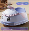 Picture of 108/ Electric 4 Wheel Car for 1-6 Years Old Battery Operated Plastic Hamburger Toy Touch Screen with Remote Control for Toddler Boys