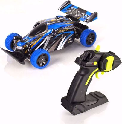 Picture of 111/UKR High Speed ​​Racing Car with 4 CH Remote Control, 4WD, 2.4G Technology and Equipped with Strong Shock Absorbers, Speed ​​up to 10 km/h, Waterproof, Made of High-Quality Materials, Blue |