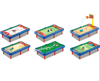 Picture of 114/ Best Selling 6 in 1 Plastic Game Pool Hockey Basketball Golf Game Interactive Table Game Smart Table Game