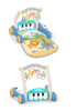 Picture of 116/2 in 1 Piano Toy Brush with Walker