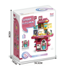Picture of 116/ Wholesale Pretend Food Kitchen Playset, 50 Pieces Kitchen Accessories with Sounds and Lights for Kids