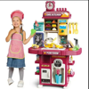 Picture of 116/ Wholesale Pretend Food Kitchen Playset, 50 Pieces Kitchen Accessories with Sounds and Lights for Kids
