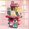 Picture of 116/ Wholesale Pretend Food Kitchen Playset, 50 Pieces Kitchen Accessories with Sounds and Lights for Kids
