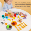 Picture of 116/ Wholesale Pretend Food Kitchen Playset, 50 Pieces Kitchen Accessories with Sounds and Lights for Kids
