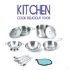 Picture of 118/Stainless steel kitchen set for delicious food