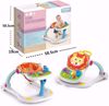 Picture of 118/Lixada 4 in 1 Baby Play Center, Sit-Up Walker or Walk-Behind Walker, Musical Toys for Toddler Girls and Boys