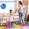 Picture of SUNLIN 6ft Floor Piano Mat for Kids and Children, Giant Piano Playmat, 24 Keys, 10 Built-in Songs, 8 Instrument Sounds, Record & Playback, Instruction Booklet