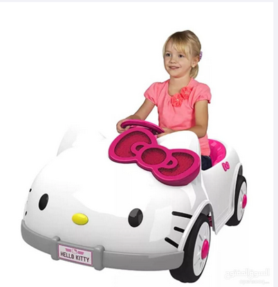 Picture of 236/Original Hello Kitty car, rechargeable, with remote control, flash memory recorder, and 12-volt lighting